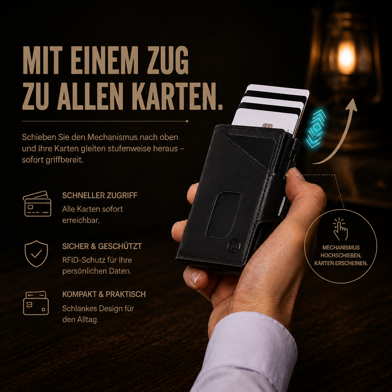 DORERO Revorin Wallet Schwarz