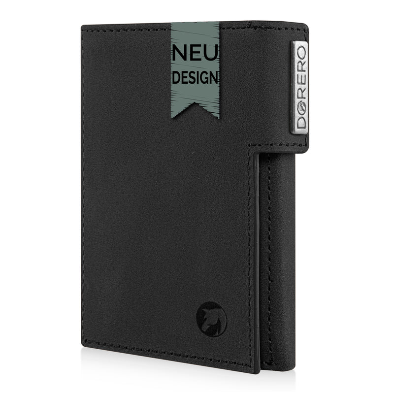 DORERO Slim Wallet Vintage Schwarz